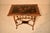 19th Century 19th Century French Tortoise Bamboo Side Table With Chinoiserie Decoration For Sale - Image 5 of 8