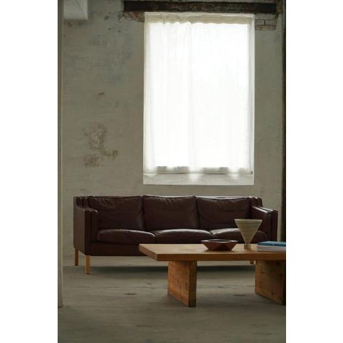 Mid-Century Swedish Sofa Table in Pine, attributed to Sven Larsson, 1960s For Sale - Image 11 of 13