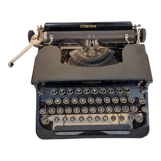 Smith & Corona 1930s Silent Typewriter For Sale