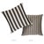 Contemporary Schumacher Hanson I/O Stripe 18" Pillow In Black For Sale - Image 3 of 5