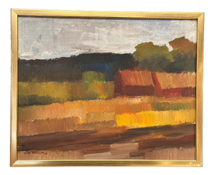Olle Rhönnstad, Landscape, 1960s, Oil on Canvas, Framed