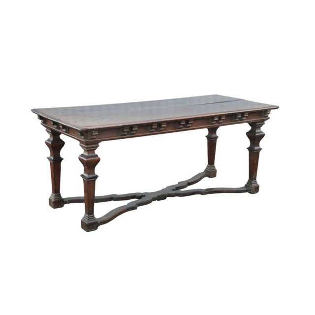 Italian Baroque Walnut Centre Table For Sale