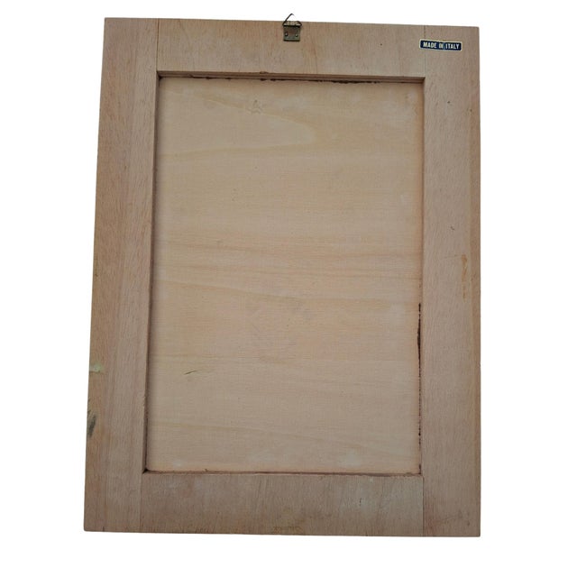 1980s Handcrafted Wood Inlay Panorama of Florence, Brunelleschi Dome, 1980s For Sale - Image 5 of 8