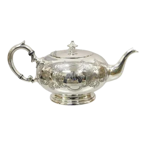 Vintage Sheffield Brimet Gladwin 2 Pint Silver Plated Victorian Tea Pot