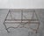 Oval Travertine Coffee Table With Hand-Forged Iron Base For Sale - Image 11 of 11