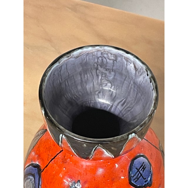 Mid-Century Modern Large Glazed Ceramic Vase by Elio Schiavon, 1970s For Sale - Image 3 of 11