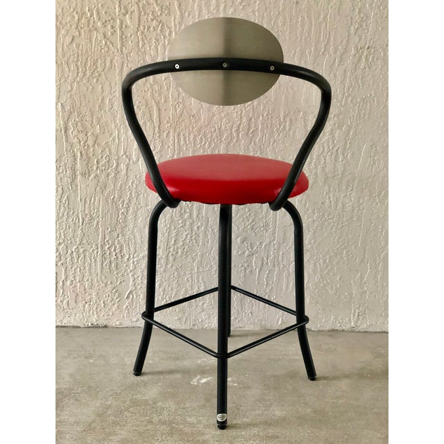 Amisco Bar Stools- Set of 4 For Sale - Image 4 of 10