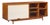 Jens Risom Mid Century Walnut Tambour Door Credenza For Sale