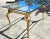 La Barge Brass Dining Table Desk 1970s For Sale - Image 9 of 16