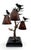 Metal Maitland Smith Bronze 3-Light Table Lamp With Birds For Sale - Image 7 of 15