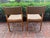A handsome pair of authentic Danish Modern side chairs by Findahl's Møbler A/S of Skærbæk, Denmark. Crafted from solid...