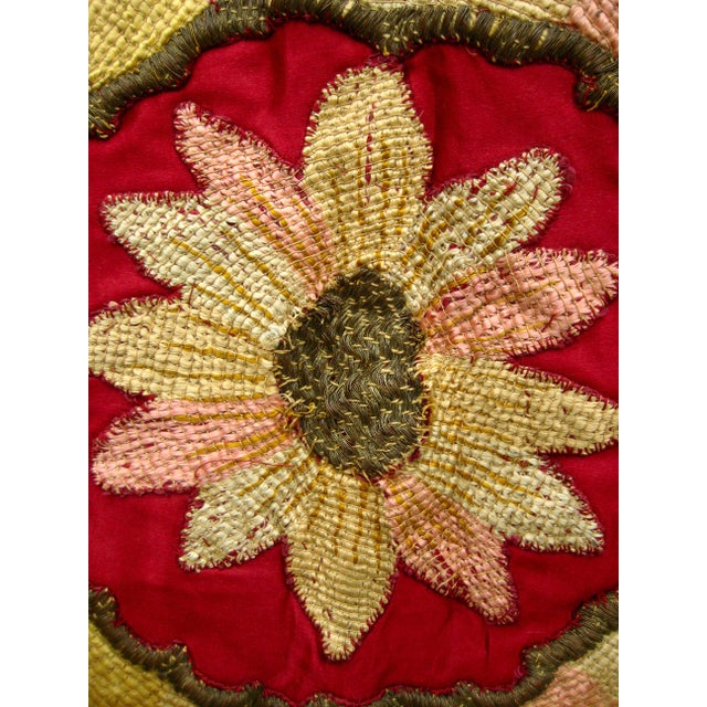 18th Century Large Silk Italian Silk and Gold Embroidery Tapestry For Sale - Image 9 of 14
