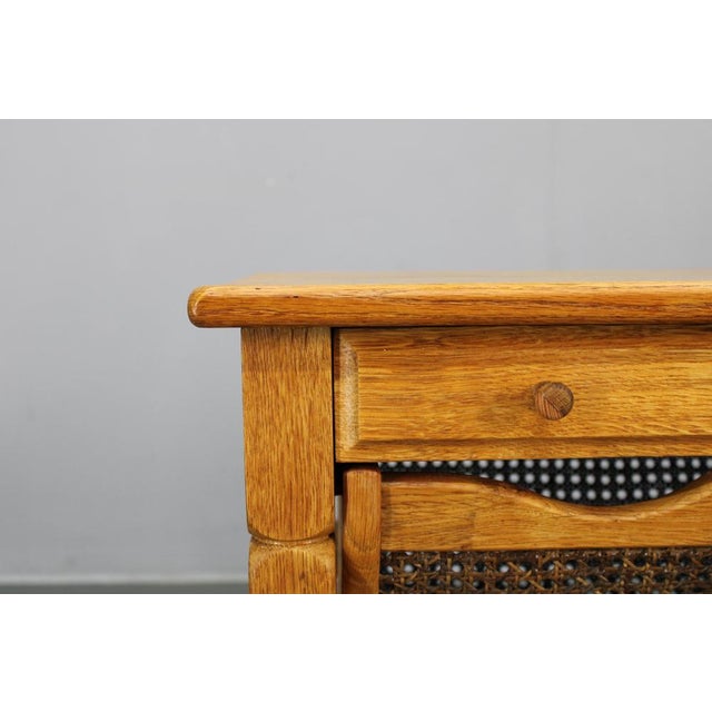 Mid-Century Modern Danish Oak Sewing Cabinet by Henning Kjaernulf, 1960s For Sale - Image 8 of 13