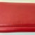 1996 Vintage Boho Chic Coach Red Leather Tri-Fold Checkbook, Cards & Coins Wallet For Sale - Image 10 of 12