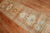 Antique Zabihi Collection Persian Heriz Worn Orange Runner - 2'7" x 8'2" For Sale - Image 11 of 11