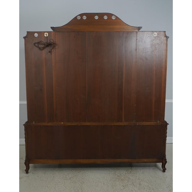 Karges French Louis XV Walnut China Cabinet For Sale - Image 17 of 18