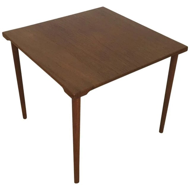 Teak Side Table by Peter Hvidt & Orla Molgaard for France & Son Daverkosen, 1960s For Sale - Image 11 of 11