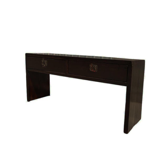 Contemporary 2-Drawer 52" Long Console Table For Sale - Image 3 of 5