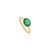 1.64ct Natural Zambian Emerald Bezel Set Solitaire Ring in 18k Yellow Gold Size 5.5 For Sale - Image 4 of 16