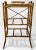 Chinoiserie Antique Scorched Bamboo Magazine Rack For Sale - Image 3 of 11