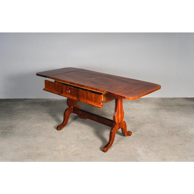 Biedermeier Mahogany Desk, Early 19th Century For Sale - Image 15 of 18
