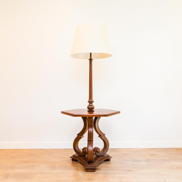 Vintage Restored Provincial Lamp With Cocktail Table by Tomlinson For Sale - Image 13 of 13