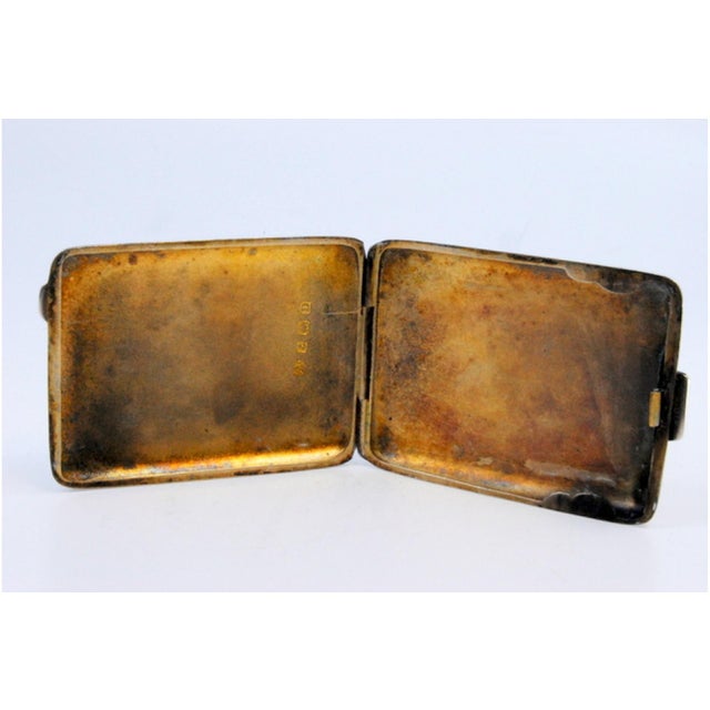 Guilloche Silver Matchbook with Hinged Lid For Sale - Image 9 of 10