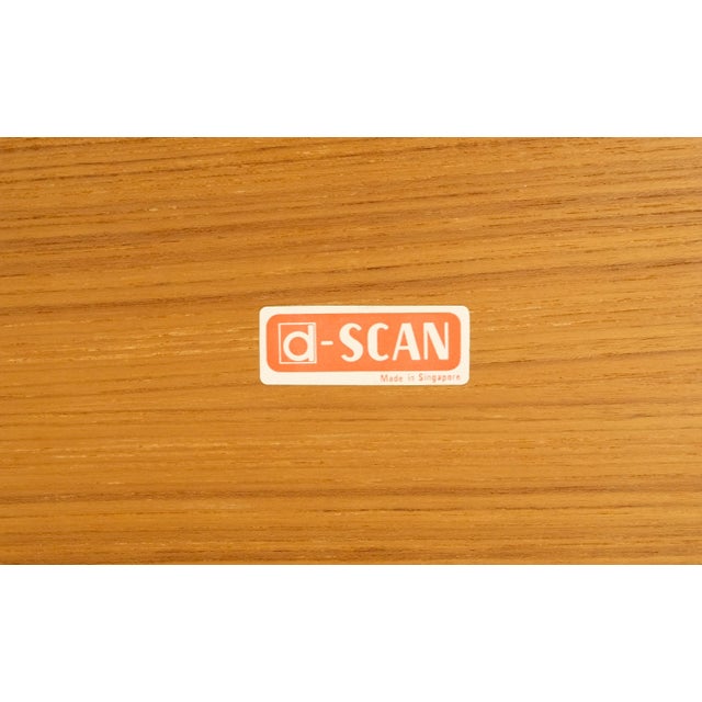 Pair of Solid Teak Danish Mid Century Modern Teak Side End Night Tables Stands For Sale - Image 6 of 15