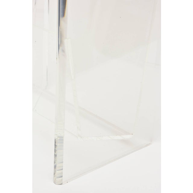 Lucite Magazine Stand or Rack Vintage Chairish