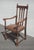 French Country Vintage French Country Brown Oak Barley Twist Arm Chair For Sale - Image 3 of 16