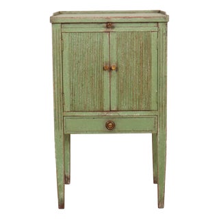Swedish Painted Bedside Cabinet, 1890s For Sale