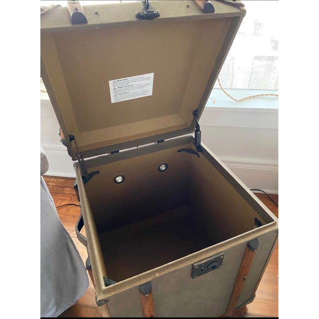 FEATURES An early 20th-century English steamer trunk, originally belonging to a traveler named Tom Richards, was the...