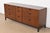 Mid-Century Modern Milo Baughman for Directional Walnut and Ebonized Nine-Drawer Dresser, Newly Refinished For Sale - Image 3 of 12