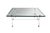 This striking vintage mid-century modern square coffee table perfectly embodies the glamorous, airy aesthetic of Hollywood...