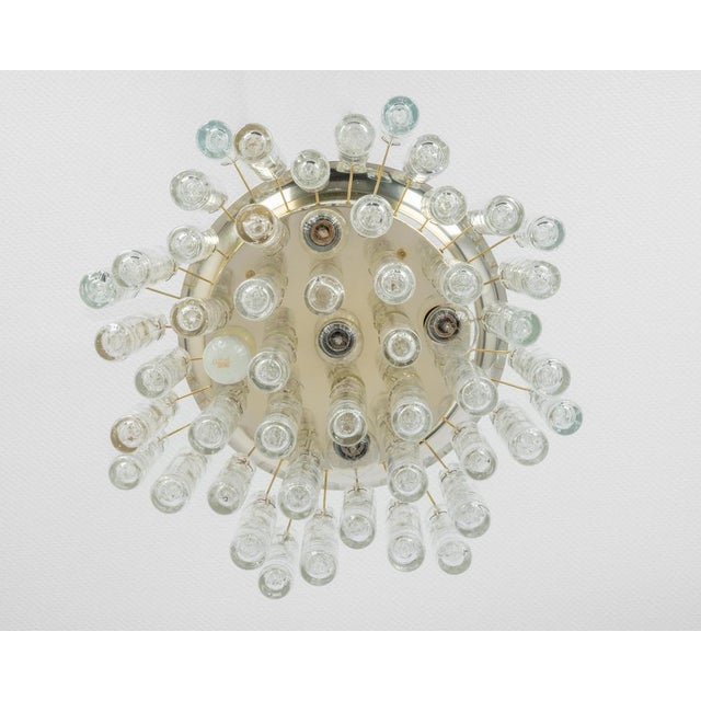 Murano Ice Glass Flushmount from Doria Leuchten, Germany, 1960s For Sale - Image 3 of 15