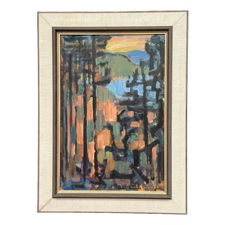 Vidar Bäckman, Frösön, Östersund, 1964, Acrylic, Framed For Sale