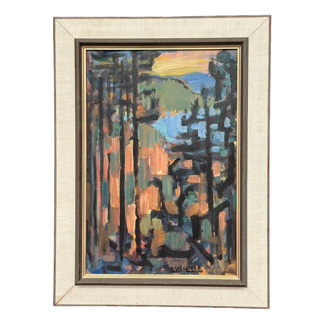 Vidar Bäckman, Frösön, Östersund, 1964, Acrylic, Framed For Sale