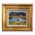 Late 20th Century Framed Marsh Landscape Oil Painting in Gilt Frame For Sale