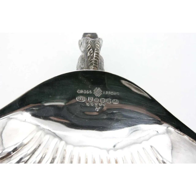 Silver Mid 20th Century English Silver Plate Tableware Serving Piece For Sale - Image 8 of 13