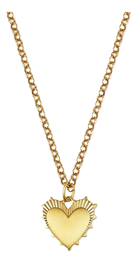 Small Heart of Gold Necklace
