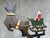Vintage Folk Art Santa Sleigh Balancing Toy, 1950s For Sale - Image 13 of 16
