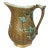 French Majolica Leaves Pitcher Sarreguemines, Circa 1870 For Sale