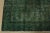 Tabriz Rug 8’2” X 11’2” Green Wool Vintage Overdyed Hand-Knotted Carpet For Sale - Image 12 of 15