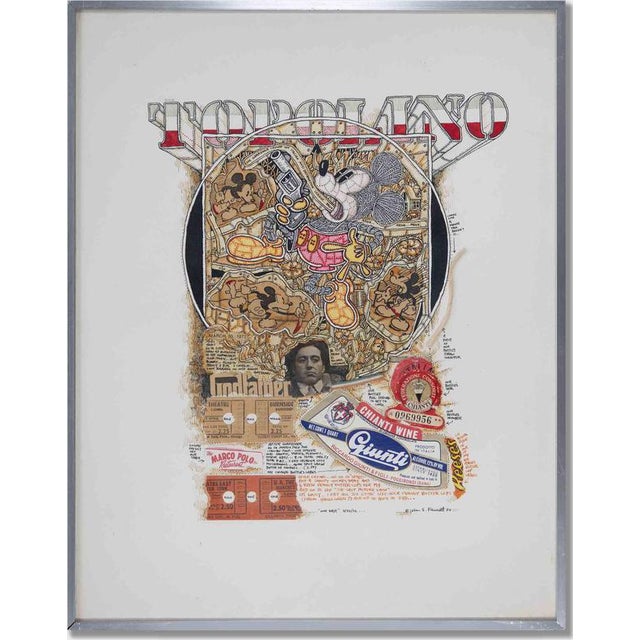 John S. Fawcett, Mickey Mouse Collage, 1972, Mixed Media, Framed For Sale