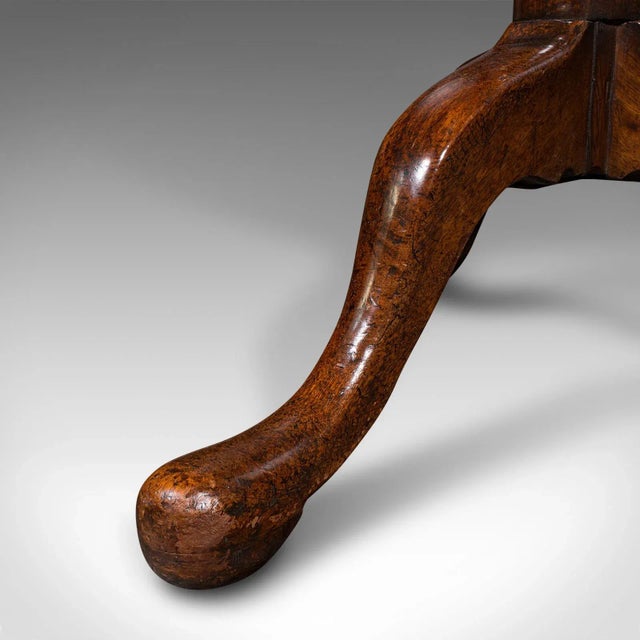 1780s 3 Feet Wide Antique Georgian English Tilt Top Table For Sale - Image 12 of 13