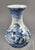 Antique Cantagalli Blue and White Savona Style Maiolica Cabinet Vase, Florence, 1884 For Sale - Image 5 of 13