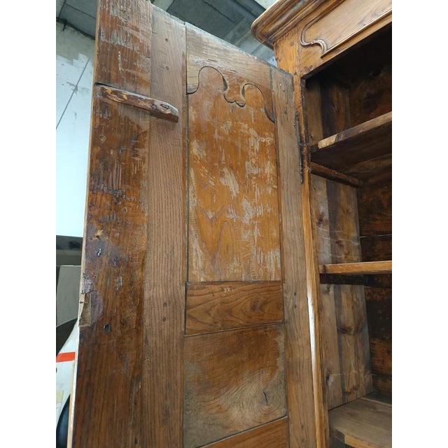 Antique Rustic Ash and Fir Wardrobe For Sale - Image 17 of 18