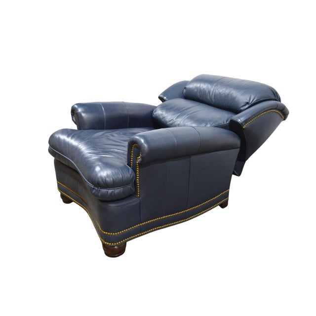 Hancock & Moore Leather Lounge Chair For Sale In New York - Image 6 of 8