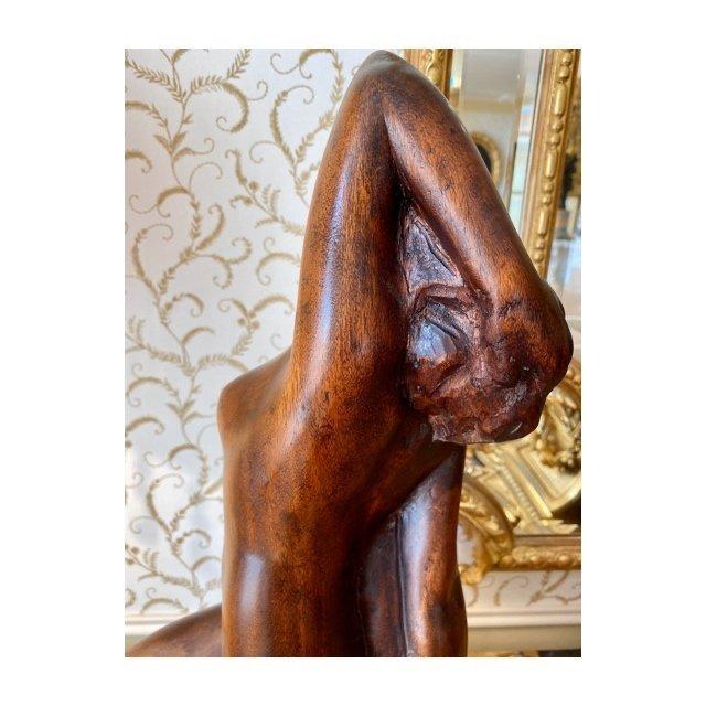 Amédéo Gennarelli, Female Nude, Mahogany For Sale - Image 8 of 13