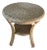Vintage Rattan and Cane Two Tier Side Table For Sale